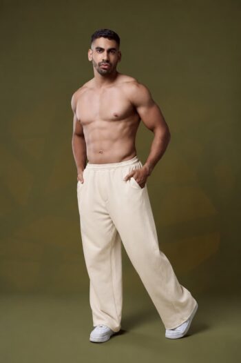 Summit Wide Leg Pant -Light Beige