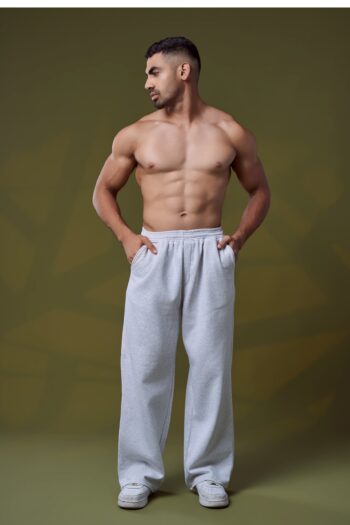 Summit Wide Leg Pant -Light Grey